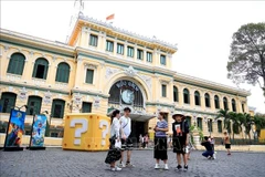 Saigon Central Post Office - a landmark site in HCM City (Photo: VNA)