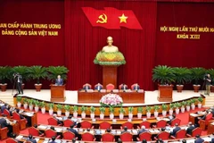 The 12th plenum of the 13th Party Central Committee opened in Hanoi on the morning of July 18 (Photo: VNA)